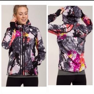 Lululemon Rare Down Unicorn Tears Hooded Jacket with added mesh layer
